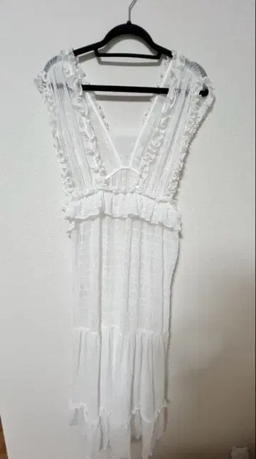 merry jenny 튤 프릴 레이어드 원피스