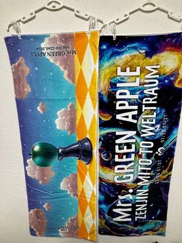 미세스 그린애플 타월 젠진 합동 라이브 공연 밴드 2장 세트 Q