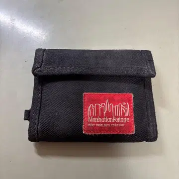 Manhattan Portage 3단 폴더형 지갑 블랙