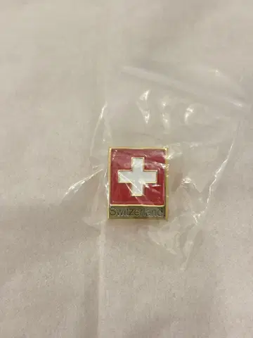 [유니크] EXPO 오사카 간사이 만국 박람회 스위스관 외교관 핀 배지