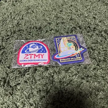 계속 한밤중이면 좋을 텐데 코즈단 가챠 자수 패치 2종 세트