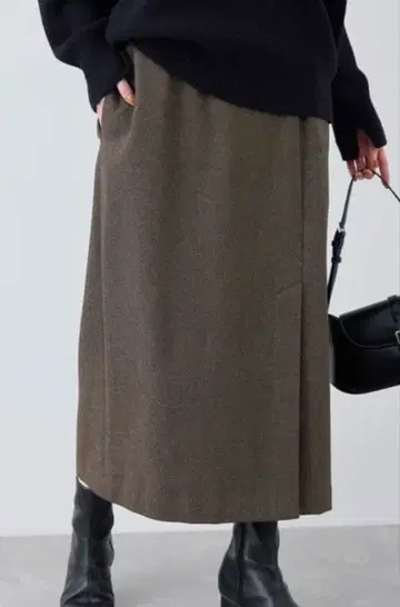 ROPE' PICNIC 속기모 쓰리톤 트위드 아이라인 스커트 38