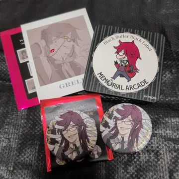 블랙 집사 그렐 캔뱃지 사진풍 카드