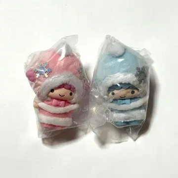 산리오 치비토모 시크릿 키링 눈의 요정 키키라라 2점 세트