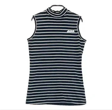 MUTA MARINE 무타 마린 하이넥 슬리브리스 T셔츠 보더 무늬