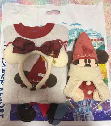 릴린린 2025 머리띠 스웨터 백 세트 디즈니