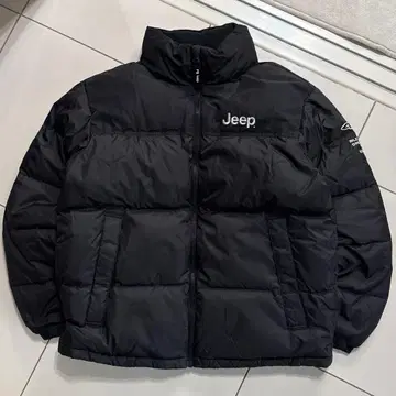 Jeep 다운 자켓 블랙 M
