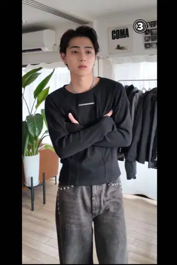 jentlouis Thermal Zip Long Sleeve T-shir