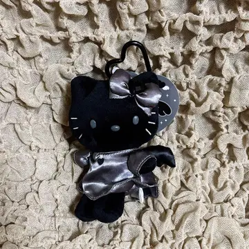 Hello Kitty BLACK ANGEL Mascot Keychain