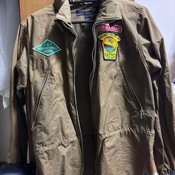 FATYO 브라운 밀리터리 자켓