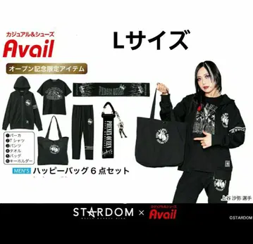 STARDOM x Avail 사이즈 L 해피 백 6종 세트