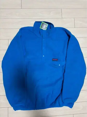 [ 미사용 새상품 ] 단종 GAP 스냅 T 플리스 XL Cyan 컬러