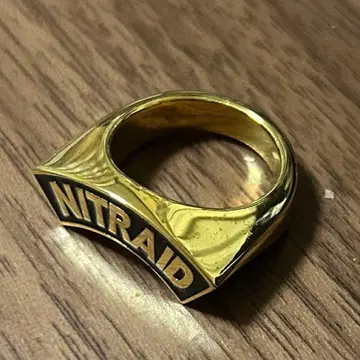 NITRAID 나이트레이드 아치 로고 반지 새상품급