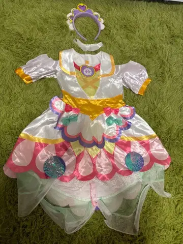 딜리셔스 파티 프리큐어 피날레 코스튬 머리띠 포함