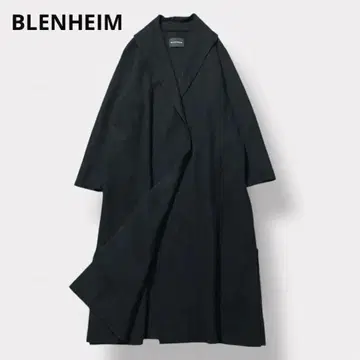 BLENHEIM 리버 코트 맥시 길이 체스터 블랙 블렌헤임