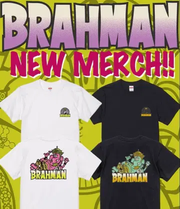 BRAHMAN 가네샤 T셔츠 블랙 L