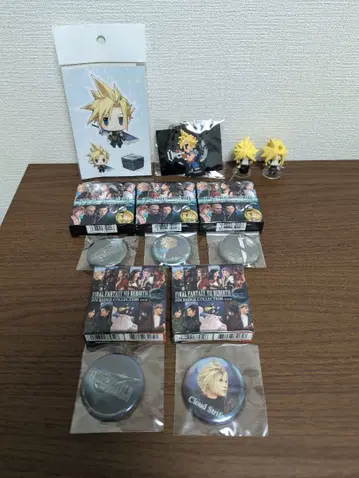 [ FF7 ] 클라우드 스트라이프 굿즈 9개 세트