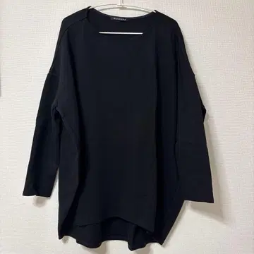 mizuiro ind 블랙 긴팔 티셔츠