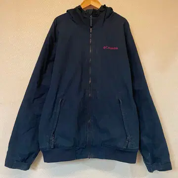 컬럼비아 덕 후드티 XL 네이비 내 플리스 60/40 자켓