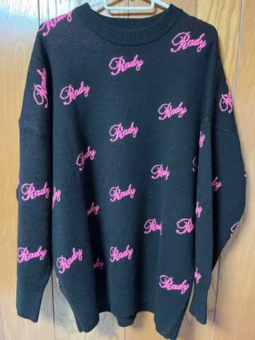 Rady 핑크 로고 니트