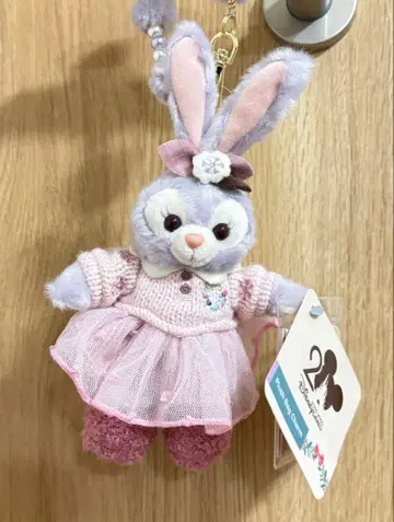 홍콩 디즈니 스텔라 루 봉제 인형 백참 키체인 겨울
