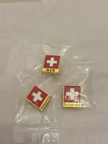 [ 특별 ] 3점 스위스 핀 배지 오사카 간사이 만박 EXPO2025
