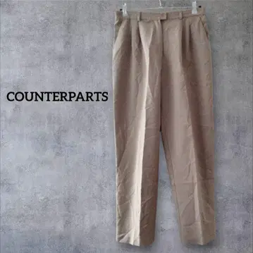 1점 한정 COUNTERPARTS 베이지 캐주얼 팬츠 [ S ] 하의