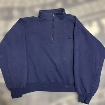 80~90s SPORTSMASTER 하프 지퍼 트레이닝복 네이비