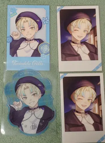 니지산지 히바치 마나 폴라로이드풍 카드