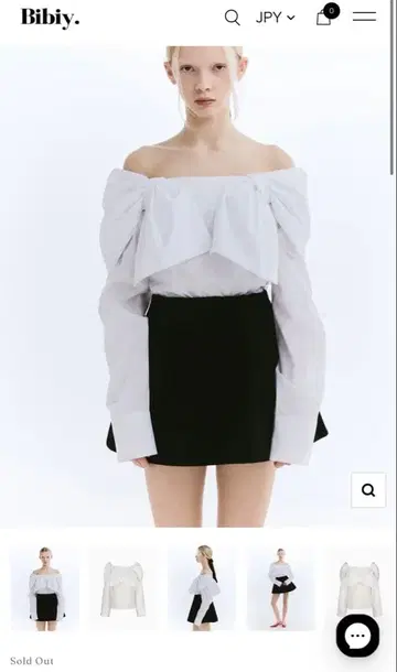 [ 완판 ] Bibiy MARGARET TOP 화이트 [ 정품 ]