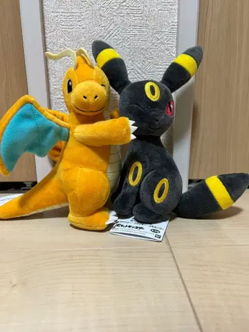 포켓몬스터 호페피타 봉제 인형 카이류 블래키 세트