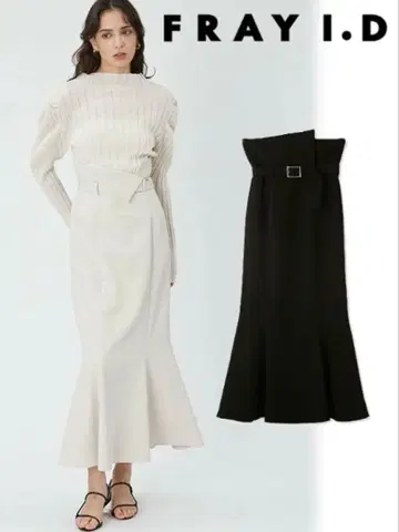 FRAY I.D 페플럼 머메이드 스커트