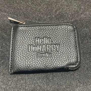 Hello UnHAPPY ReoNa 미니 파우치 가죽