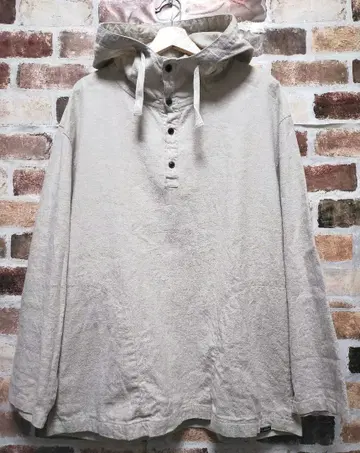 새상품급 CONFECT UpcycleLino 기모 캔버스 살베이지 후드티