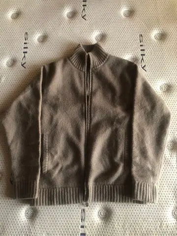 컬럼비아 두꺼운 원단 울 니트 자켓 가디건