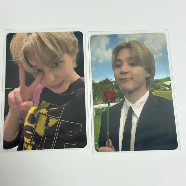 방탄 지민 뮤즈 일본 유니버셜 럭드 솔로 앨범 포카 일괄 양도