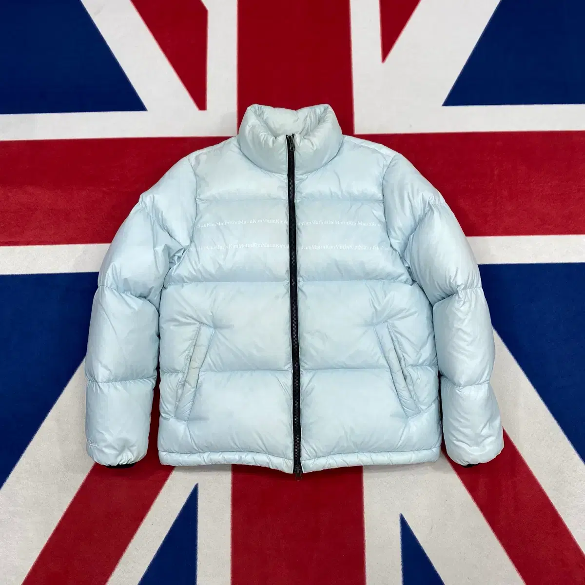 ANDERSSON BELL | 앤더슨벨 Andersson Bell Grey Blue Olga Jacket #앤더슨벨,#자켓,#퍼자켓,# 앤더슨벨자켓 on Bunjang Global Site.