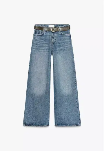 Z1975 와이드 레그 하이웨스트 청바지