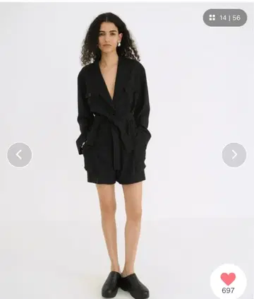 CLANE / 밀리터리 쇼트 올인원