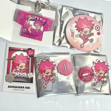 사루카와 케이 카리스마 범축제 아크릴 스탠드 키링 캔뱃지 폴라로이드풍