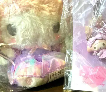 마이멜로디 봉제 인형 & 키링 나비 페어리 50주년 세트 택 포함