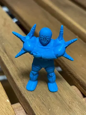 [초 레어!] 근육맨 지우개 미사일맨 블루