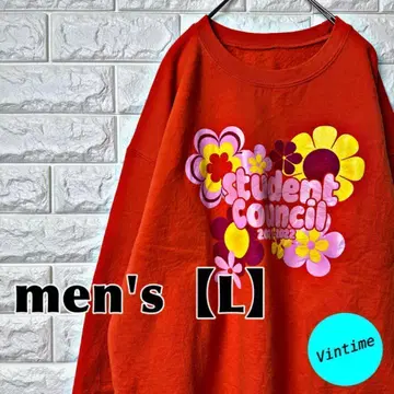 AA72 [student countcil] 프린트 맨투맨 [남성용 L]