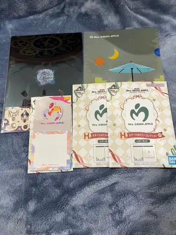 미세스 1번 복권 클리어 파일 레터 세트 메모 5점 세트