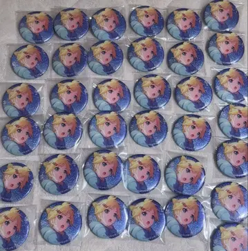 카가미네 렌 글리터 캔뱃지 16c 37개