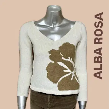 희귀! 초레어! ALBA ROSA V넥 스웨터 90's