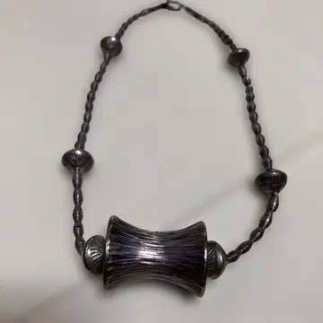 카렌 실버 목걸이 초커