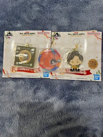 미세스 1번 복권 메탈 참 바스락 아크릴 참 3종 세트