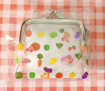 별의 커비 갓 수확! 푸푸푸 야채 클리어 동전 지갑 namco 남코 복권