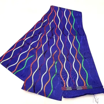 치쿠젠 원조 하카타오리 반폭 오비 칠색 사용 액막이